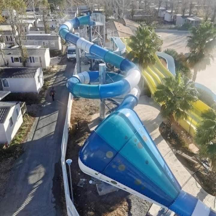 Mobilhome La Carabasse Vias Plage Exteriör bild