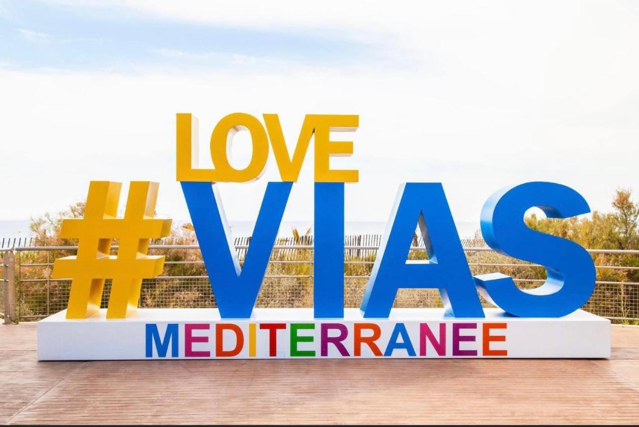 Mobilhome La Carabasse Vias Plage Exteriör bild
