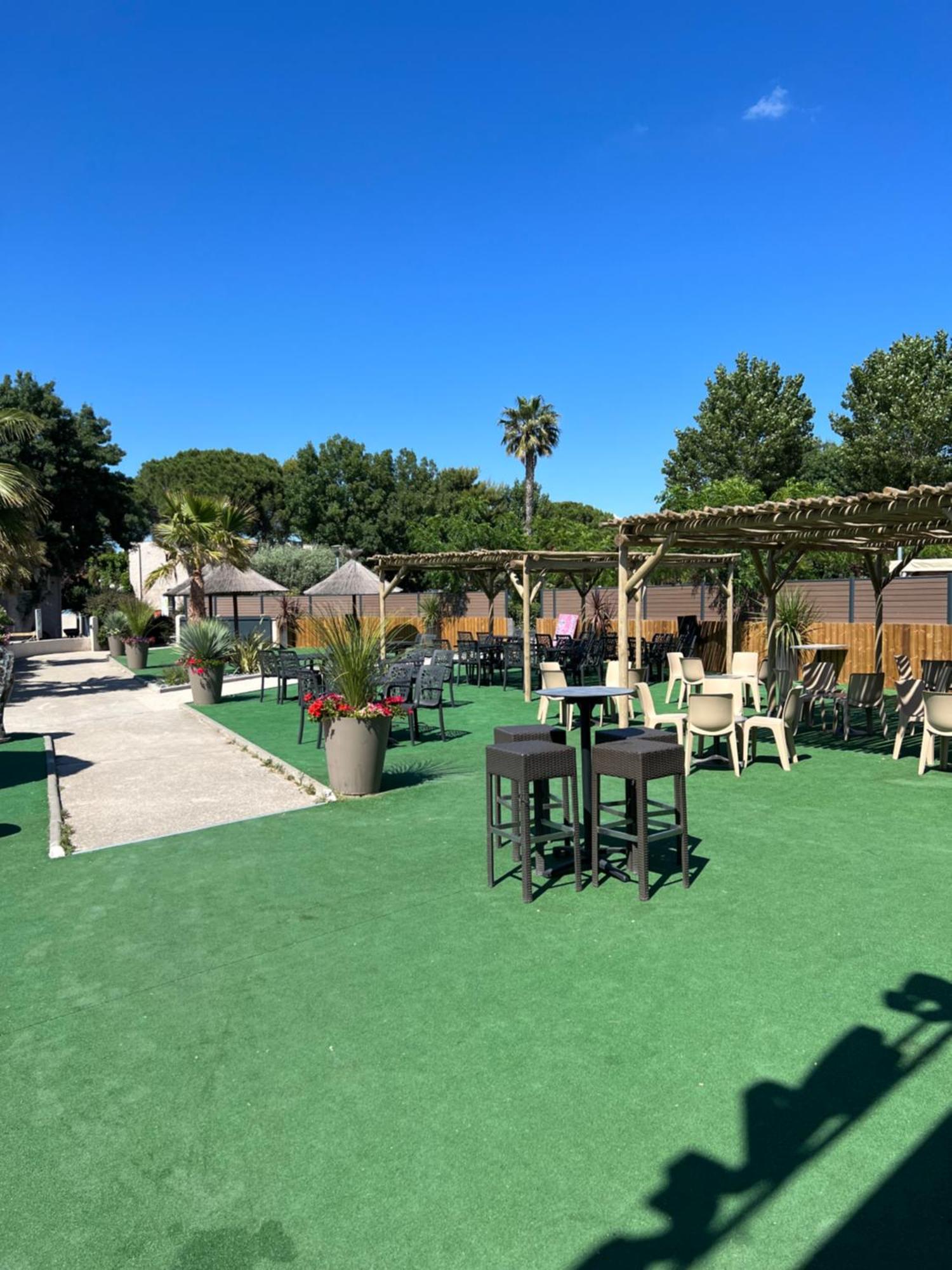 Mobilhome La Carabasse Vias Plage Exteriör bild