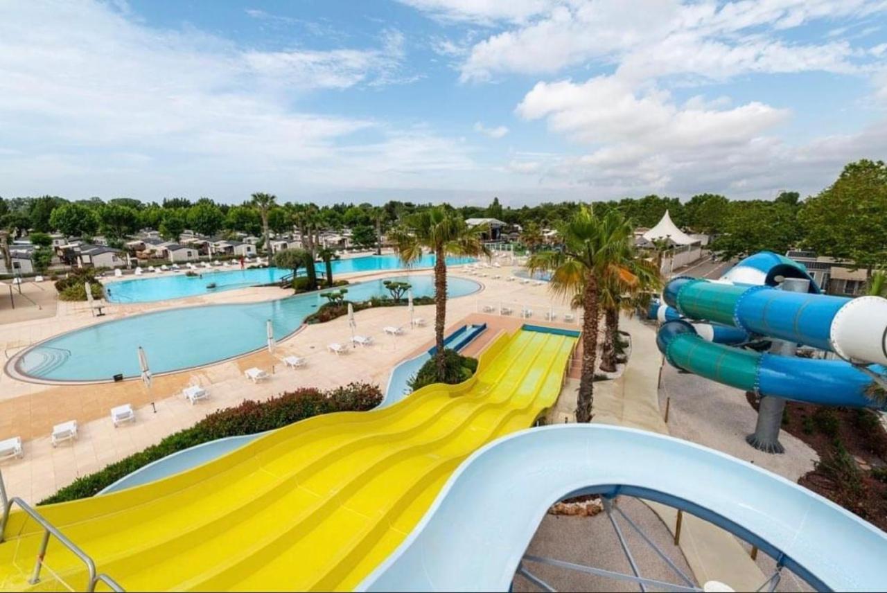 Mobilhome La Carabasse Vias Plage Exteriör bild