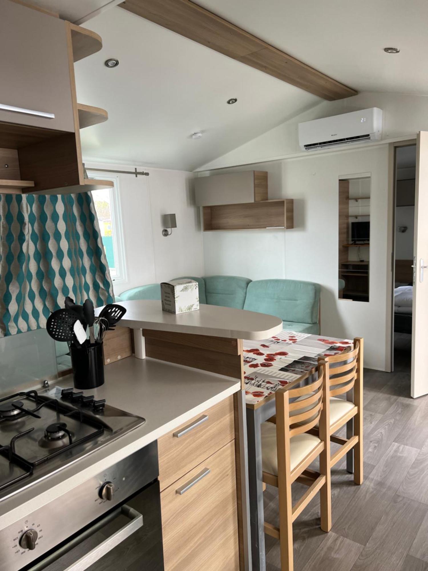 Mobilhome La Carabasse Vias Plage Exteriör bild