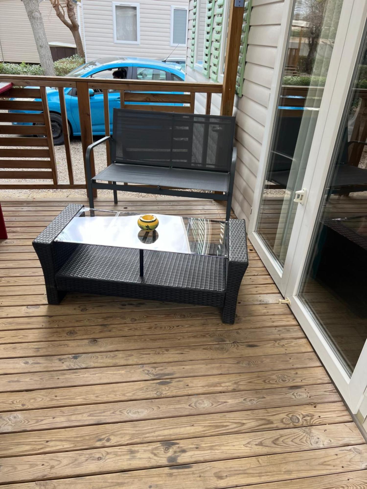 Mobilhome La Carabasse Vias Plage Exteriör bild