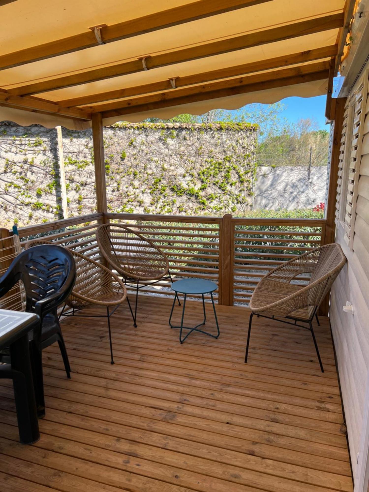 Mobilhome La Carabasse Vias Plage Exteriör bild